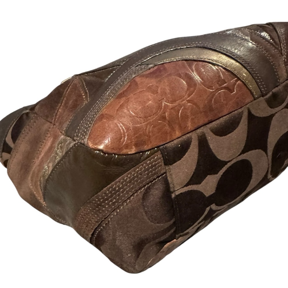 Coach Ocelot Patchwork East-West Tote Bag - Picture 7 of 10